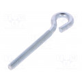 HO.6.80; Hook; ring; steel; zinc; 80mm; DROMET