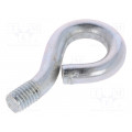 HO.8.50; Hook; ring; steel; zinc; 50mm; DROMET