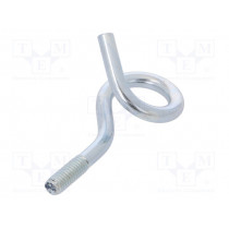 HOH.6.60; Hook; ring; steel; zinc; 60mm; DROMET