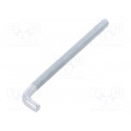 HP.6.90; Hook; straight; steel; zinc; Thread len: 74mm; Overall len: 90mm; DROMET HP.6.90; Hook; straight; steel; zinc; Thread len: 74mm; Overall len: 90mm; DROMET