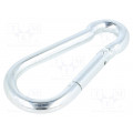 KSO11120; Snap hook; steel; for rope; 120mm; zinc; Size: 11mm; DROMET KSO11120; Snap hook; steel; for rope; 120mm; zinc; Size: 11mm; DROMET