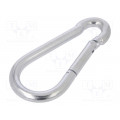 KSO12140; Snap hook; steel; for rope; 140mm; zinc; Size: 12mm; DROMET KSO12140; Snap hook; steel; for rope; 140mm; zinc; Size: 12mm; DROMET