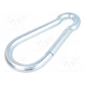 KSO13160; Snap hook; steel; for rope; 160mm; zinc; Size: 13mm; DROMET KSO13160; Snap hook; steel; for rope; 160mm; zinc; Size: 13mm; DROMET
