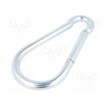 KSO15200; Snap hook; steel; for rope; 200mm; zinc; Size: 15mm; DROMET