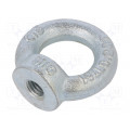 NZU10; Lifting eye nut; eye; M10; steel; Plating: zinc; DIN: 582; 25mm; DROMET