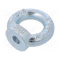 NZU12; Lifting eye nut; eye; M12; steel; Plating: zinc; DIN: 582; 30mm; DROMET