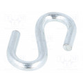 OUS.3; Quick link S type; steel; zinc; Size: 3mm; DROMET OUS.3; Quick link S type; steel; zinc; Size: 3mm; DROMET