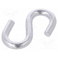 OUS.4; Quick link S type; steel; zinc; Size: 4mm; DROMET OUS.4; Quick link S type; steel; zinc; Size: 4mm; DROMET