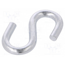 OUS.4; Quick link S type; steel; zinc; Size: 4mm; DROMET OUS.4; Quick link S type; steel; zinc; Size: 4mm; DROMET