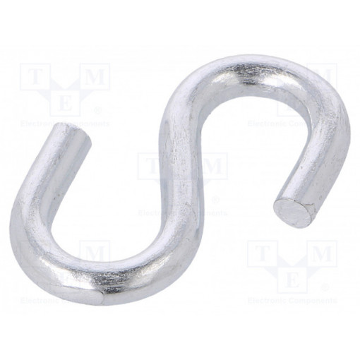 OUS.4; Quick link S type; steel; zinc; Size: 4mm; DROMET OUS.4; Quick link S type; steel; zinc; Size: 4mm; DROMET
