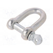 SK18; Dee shackle; steel; for rope; zinc; Size: 18mm; DROMET SK18; Dee shackle; steel; for rope; zinc; Size: 18mm; DROMET