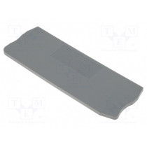 D-ST 2,5-QUATTRO-MT 3038590; End plate; grey; Width: 2.2mm; Ht: 36.5mm; L: 84mm; PHOENIX CONTACT