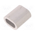 ZLA13; Ferrule; aluminium; for rope; Ørope: 13mm; DROMET ZLA13; Ferrule; aluminium; for rope; Ørope: 13mm; DROMET
