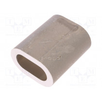 ZLA22; Ferrule; aluminium; for rope; Ørope: 22mm; DROMET