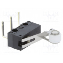 D2F01FL2A; Microswitch SNAP ACTION; with lever (with roller); SPDT; Pos: 2; OMRON OCB