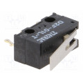 D2F-01L-T; Microswitch SNAP ACTION; with lever; SPDT; 0.1A/30VDC; ON-(ON); OMRON OCB