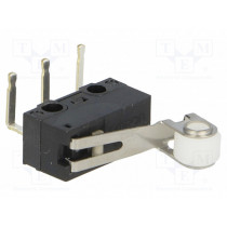 D2F-L2-A; Microswitch SNAP ACTION; with lever (with roller); SPDT; Pos: 2; OMRON OCB