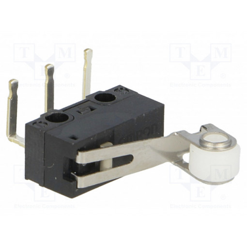 D2F-L2-A; Microswitch SNAP ACTION; with lever (with roller); SPDT; Pos: 2; OMRON OCB