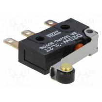 D2SW-3L2T; Microswitch SNAP ACTION; with lever (with roller); SPDT; Pos: 2; OMRON OCB
