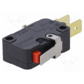 D3V161M1C5; Microswitch SNAP ACTION; with lever; SPDT; 16A/250VAC; ON-(ON); OMRON OCB