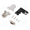 6355-0072-21; D-Sub; PIN: 9; plug; female; soldering; for cable; black; ENCITECH