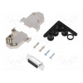 6355-0072-22; D-Sub; PIN: 15; plug; female; soldering; for cable; black; ENCITECH