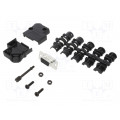 L17D45PK-P-09+L77HDE15S; D-Sub HD; PIN: 15; female; angled 45°; soldering; for cable; AMPHENOL L17D45PK-P-09+L77HDE15S; D-Sub HD; PIN: 15; female; angled 45°; soldering; for cable; AMPHENOL