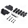 L17D45PK-P-25+L77SDB25S; D-Sub; PIN: 25; female; angled 45°; soldering; for cable; UNC4-40; AMPHENOL L17D45PK-P-25+L77SDB25S; D-Sub; PIN: 25; female; angled 45°; soldering; for cable; UNC4-40; AMPHENOL
