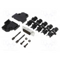 L17D45PK-P-15+L717HDA26P; D-Sub HD; PIN: 26; male; angled 45°; soldering; for cable; UNC4-40; AMPHENOL L17D45PK-P-15+L717HDA26P; D-Sub HD; PIN: 26; male; angled 45°; soldering; for cable; UNC4-40; AMPHENOL