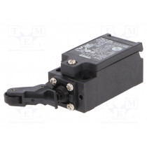 D4N-1172; Limit switch; lever R 19mm, plastic roller Ø12mm; NO + NC; 10A; OMRON