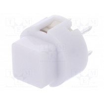 D6C00F1LFS; Switch: keypad; Pos: 2; SPST-NO; 0.01A/32VDC; white; THT; 1.3N; C&K