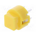 D6C30 F1 LFS; Switch: keypad; Pos: 2; SPST-NO; 0.01A/32VDC; yellow; THT; 1.3N; C&K