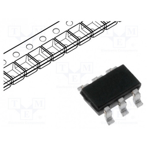 DAC5571IDBVT; D/A converter; 8bit; 188ksps; Channels: 1; 2.7÷5.5V; SOT23-6; TEXAS INSTRUMENTS DAC5571IDBVT; D/A converter; 8bit; 188ksps; Channels: 1; 2.7÷5.5V; SOT23-6; TEXAS INSTRUMENTS