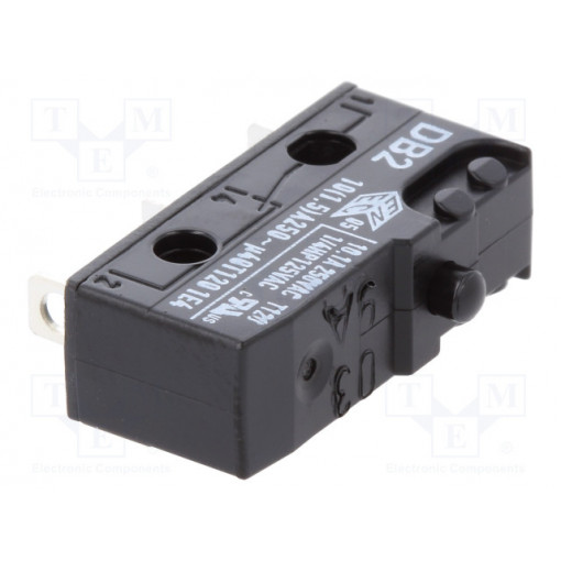 DB2C-A1AA; Microswitch SNAP ACTION; without lever; SPDT; 10A/250VAC; Pos: 2; CHERRY DB2C-A1AA; Microswitch SNAP ACTION; without lever; SPDT; 10A/250VAC; Pos: 2; CHERRY