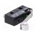DB3C-A1RC; Microswitch SNAP ACTION; with roller; SPDT; 0.1A/250VAC; ON-(ON); CHERRY DB3C-A1RC; Microswitch SNAP ACTION; with roller; SPDT; 0.1A/250VAC; ON-(ON); CHERRY