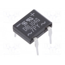 DBL104G-C1; Single-phase bridge rectifier; Urmax: 400V; If: 1A; Ifsm: 40A; DBL; TAIWAN SEMICONDUCTOR