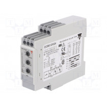 DCB01DM24; Timer; 0,1s÷100h; SPDT x2; 24VDC/5A,250VAC/8A; 24÷240VAC; DIN; CARLO GAVAZZI