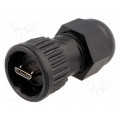 DCC-USBCB-120; Plug; USB B micro; Data-Con-X; for cable; straight; USB 2.0; SWITCHCRAFT