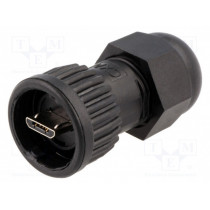 DCC-USBCB-120; Plug; USB B micro; Data-Con-X; for cable; straight; USB 2.0; SWITCHCRAFT DCC-USBCB-120; Plug; USB B micro; Data-Con-X; for cable; straight; USB 2.0; SWITCHCRAFT