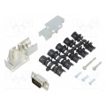 6355-0065-01; D-Sub; PIN: 9; plug; male; angled 90°; soldered; for cable; black; ENCITECH 6355-0065-01; D-Sub; PIN: 9; plug; male; angled 90°; soldered; for cable; black; ENCITECH