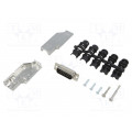 6355-0065-02; D-Sub; PIN: 15; plug; male; angled 90°; soldered; for cable; black; ENCITECH 6355-0065-02; D-Sub; PIN: 15; plug; male; angled 90°; soldered; for cable; black; ENCITECH
