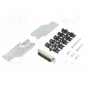 6355-0065-03; D-Sub; PIN: 25; plug; male; angled 90°; soldered; for cable; black; ENCITECH 6355-0065-03; D-Sub; PIN: 25; plug; male; angled 90°; soldered; for cable; black; ENCITECH