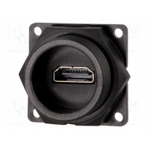 DCP-HDMIB-HD; Connector: HDMI; socket; Data-Con-X; THT; IP67,IP68; SWITCHCRAFT DCP-HDMIB-HD; Connector: HDMI; socket; Data-Con-X; THT; IP67,IP68; SWITCHCRAFT