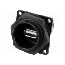 DCP-USBAB-USBB; Socket; adapter; USB A socket-front,USB B socket-back; USB 2.0; SWITCHCRAFT DCP-USBAB-USBB; Socket; adapter; USB A socket-front,USB B socket-back; USB 2.0; SWITCHCRAFT