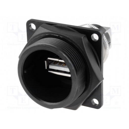 DCP-USBAT-USBB; Socket; adapter; USB A socket-front,USB B socket-back; USB 2.0; SWITCHCRAFT DCP-USBAT-USBB; Socket; adapter; USB A socket-front,USB B socket-back; USB 2.0; SWITCHCRAFT