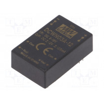 DCWN03A-12; Converter: DC/DC; 3W; Uin: 9÷18V; Uout: 12VDC; Uout2: -12VDC; DIP24; MEAN WELL