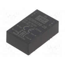 DCWN03B-05; Converter: DC/DC; 3W; Uin: 18÷36V; Uout: 5VDC; Uout2: -5VDC; DIP24; MEAN WELL