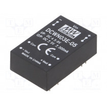 DCWN03E-05; Converter: DC/DC; 3W; Uin: 4.5÷9V; Uout: 5VDC; Uout2: -5VDC; DIP24; MEAN WELL