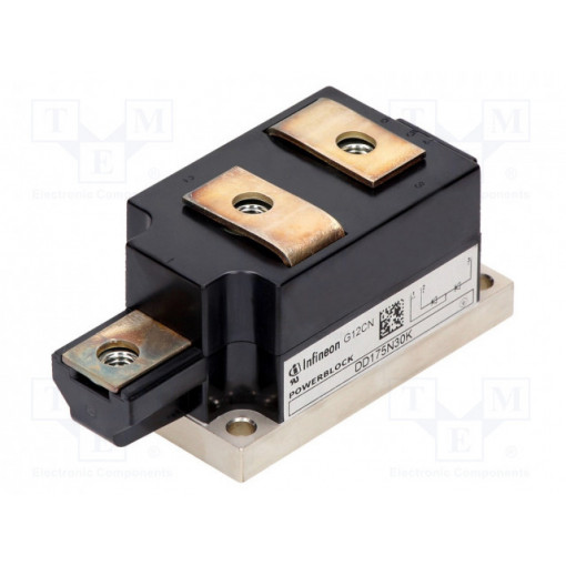DD350N16K ; Module: diode; double series; 1.6kV; If: 350A; BG-PB50-1; Ifsm: 13kA; INFINEON TECHNOLOGIES DD350N16K ; Module: diode; double series; 1.6kV; If: 350A; BG-PB50-1; Ifsm: 13kA; INFINEON TECHNOLOGIES