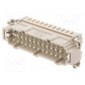 DE-024-MS; Connector: HDC; contact insert; male; DE; PIN: 24; 24+PE; size D24B; DEGSON ELECTRONICS